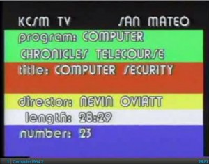 Computer security video, 1984